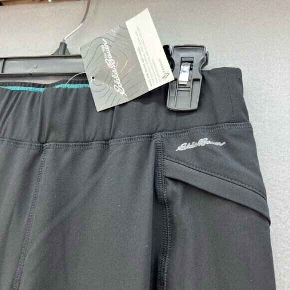 NWT Eddie Bauer Travex Hiking Pants Women's 2 Black Storm Repel Incline Gorpcore - Picture 7 of 12